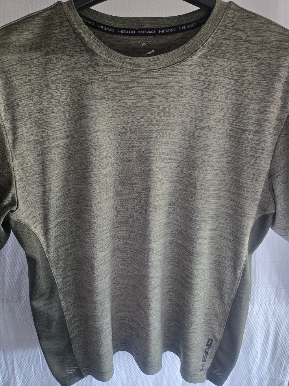 HEAD Men's Grey Performance Crew Neck Shirt